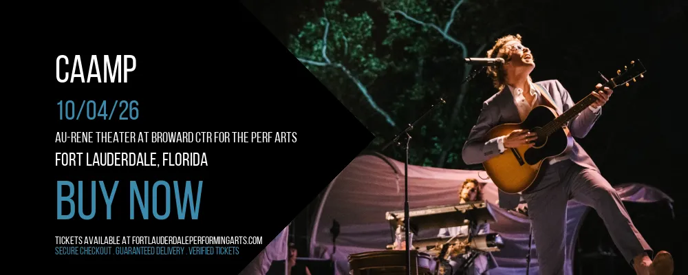 Caamp at Au-Rene Theater at Broward Ctr For The Perf Arts